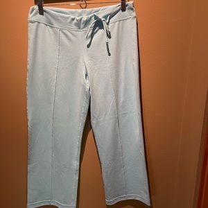 Prana capri aqua blue pants